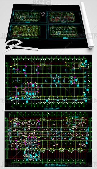 ҽԺשṹʩͼCAD