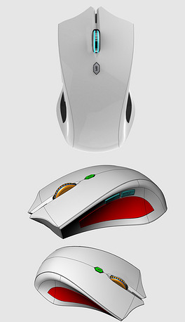 游戏鼠标3d犀牛模型3dm obj
