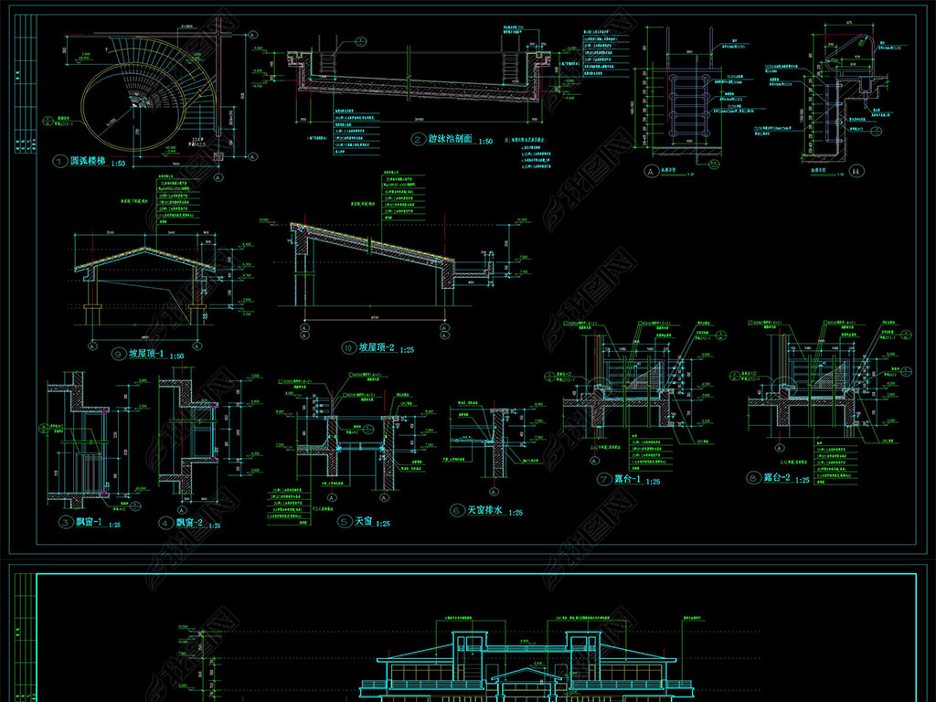 ߵṹʩͼCAD