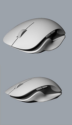 鼠标人机工程学鼠标犀牛模型3d模型obj模型