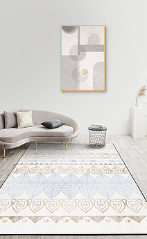 Modern Simple Geometric Pattern Small Fresh Morocco Living Room Bedroom Carpetdownload Pikocean