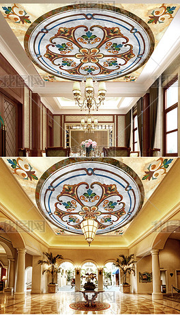 花纹吊顶