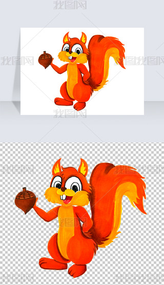 松鼠卡通png专题模板-松鼠卡通png图片素材下载-我图网