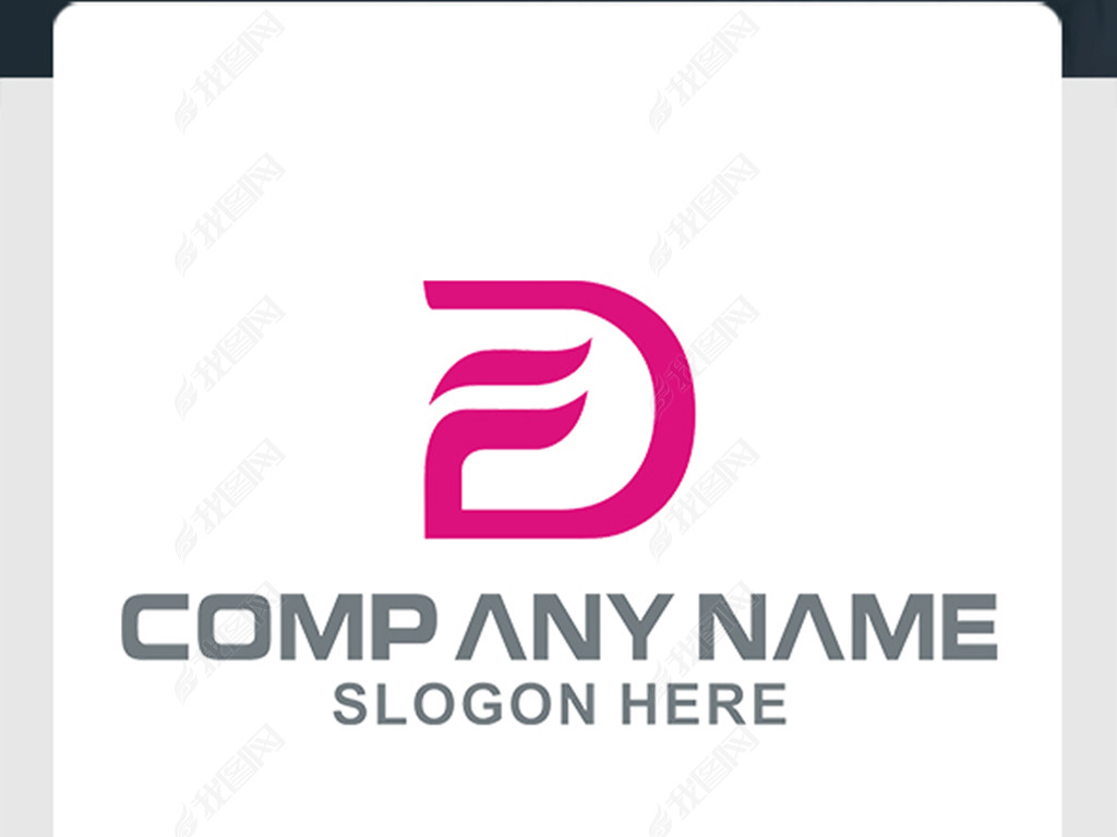 d字母女性标志下载-编号23785477-其他行业logo-我图网