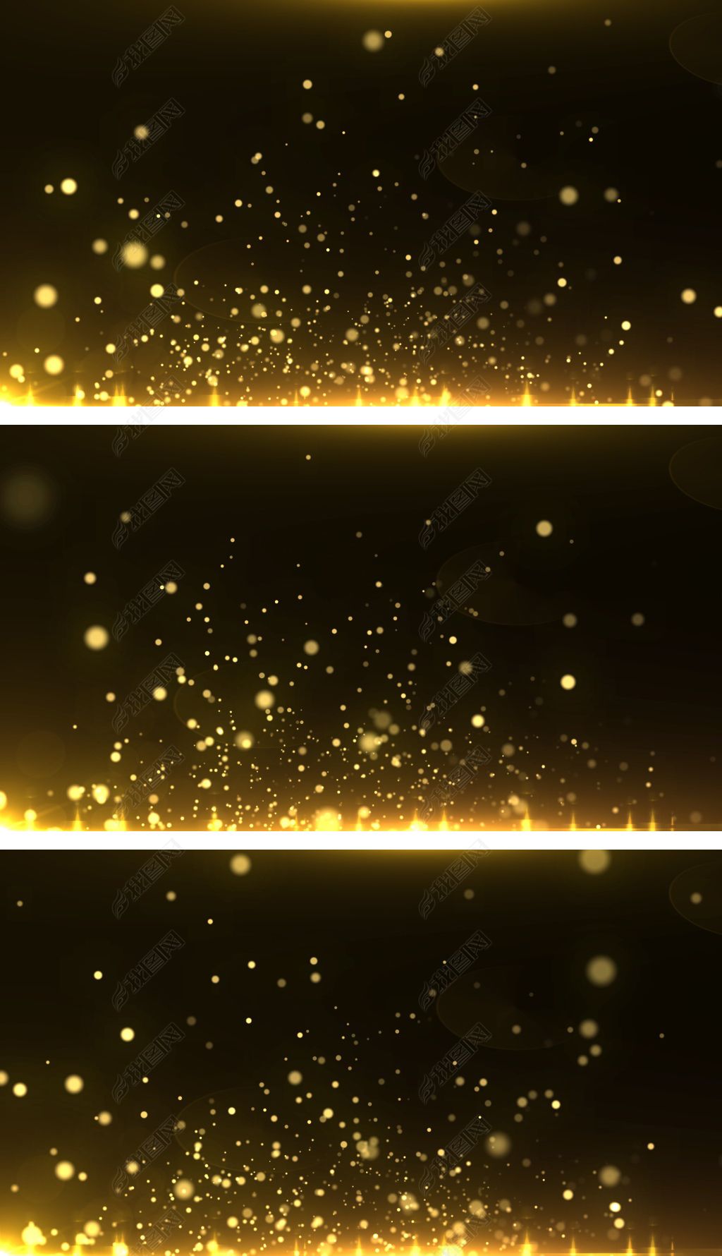 4k金色粒子气氛叠加视频循环背景