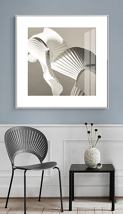 现代简约建筑艺术抽象几何工业风北欧装饰画