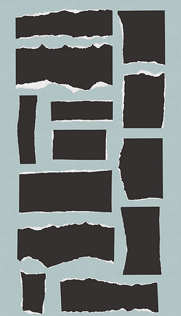 逼真撕纸特效海报背景设计样机