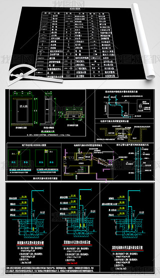 柳树平面图例专题模板-柳树平面图例图片素材下载-我图网