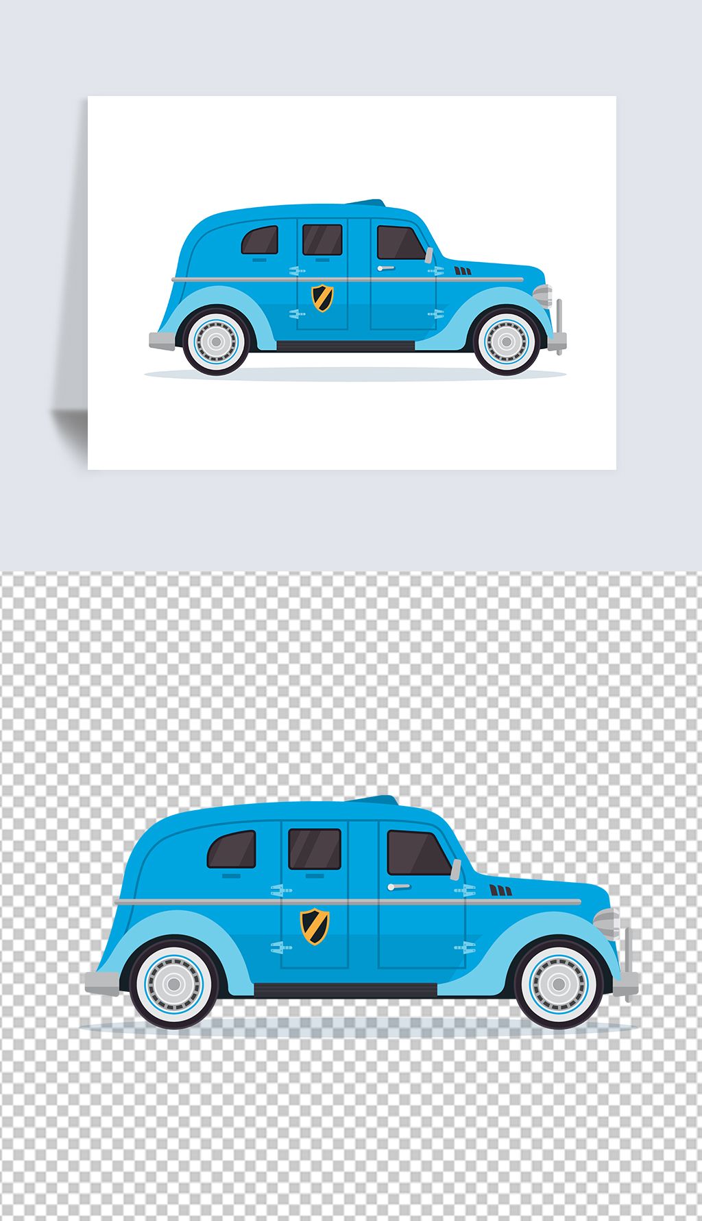 小轿车png免扣素材