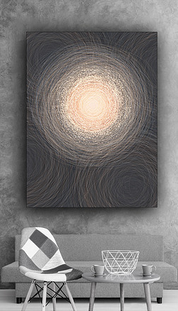 宇宙星云无限空间抽象梵高旋涡科幻装饰画