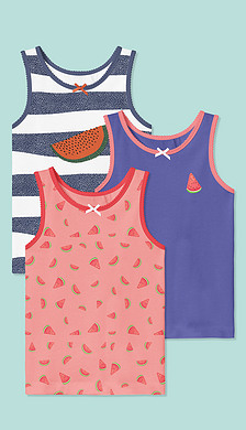 女孩儿女婴女童跨栏背心印花贴图样机