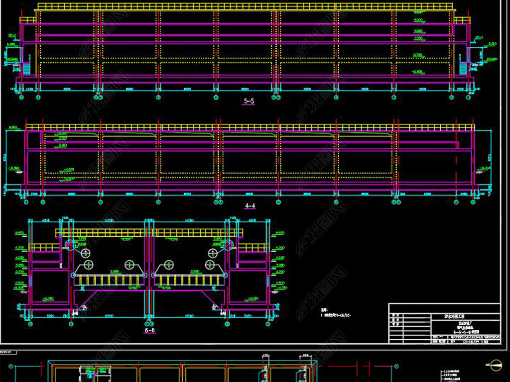 ĳˮ˳ؽṹͼCAD