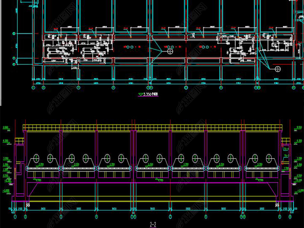 ĳˮ˳ؽṹͼCAD