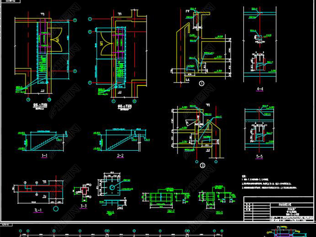 ĳˮ˳ؽṹͼCAD