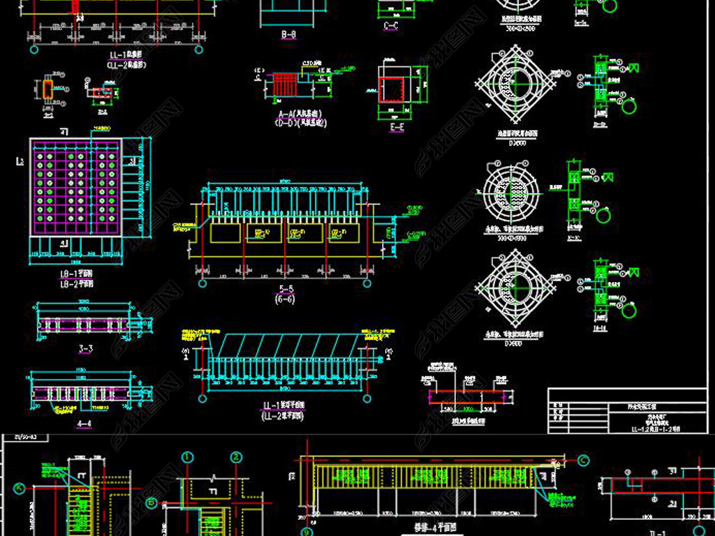 ĳˮ˳ؽṹͼCAD