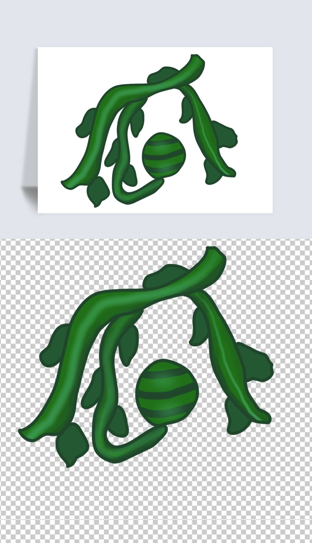 象形字瓜免扣元素png