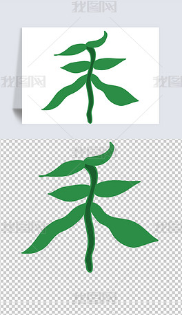 象形字禾免扣元素png禾苗免扣