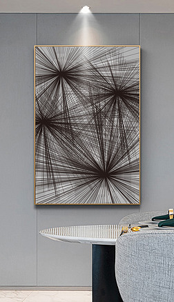 铁丝设计装饰画|繁星旋涡光影光影抽象线条铁丝线复古装饰画