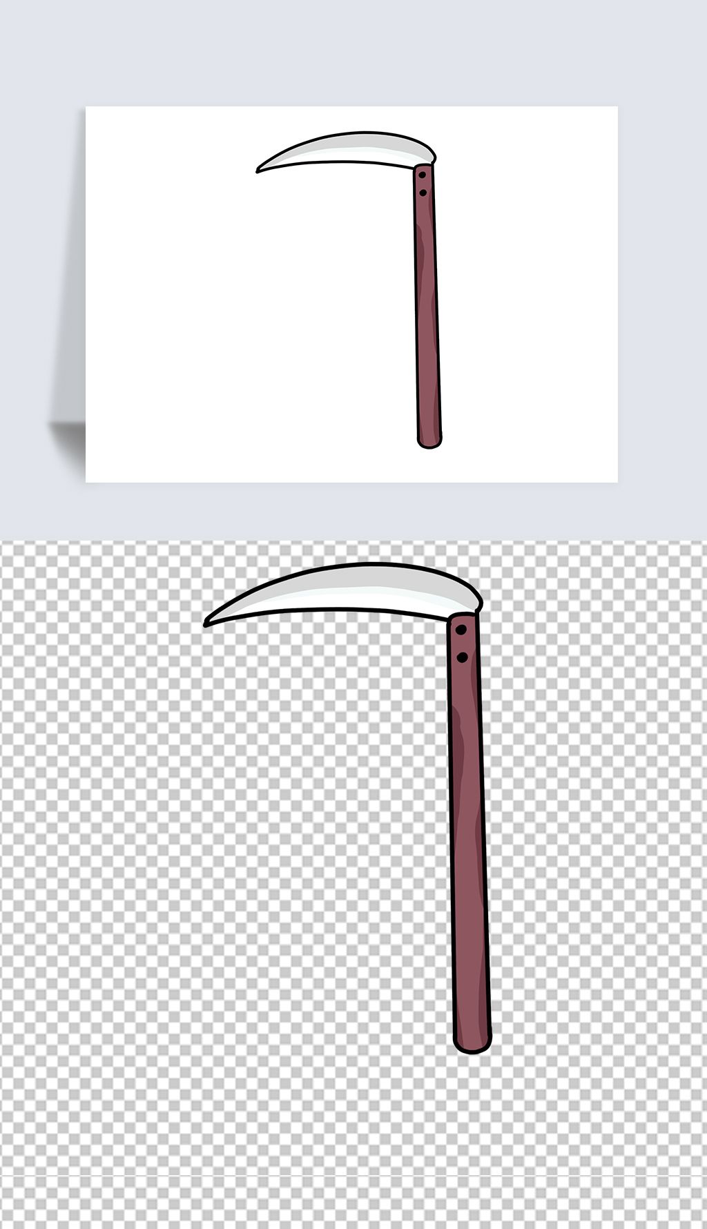 数字7象形字锋利工具镰刀插画7像镰刀素材简介我图网提供数字7象形字