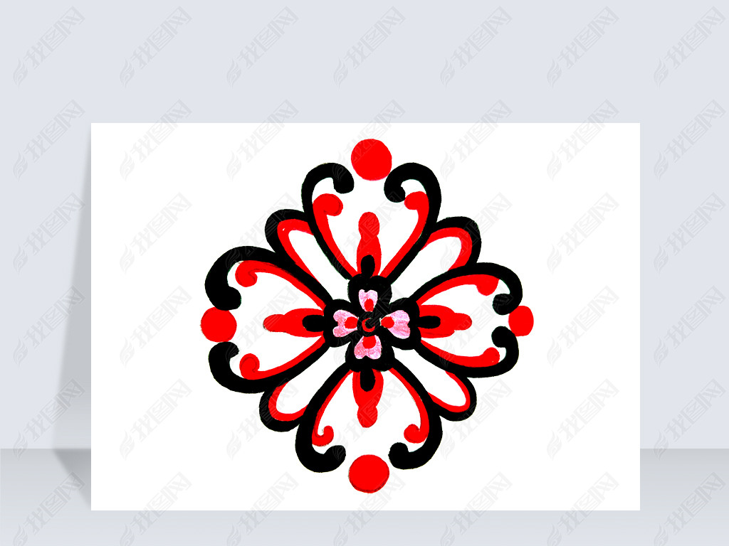 中国风花纹花边古典免抠png