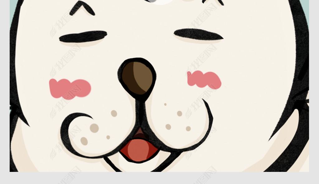 北欧ins风卡通网红可爱猫咪小动物清新抱枕图案设计