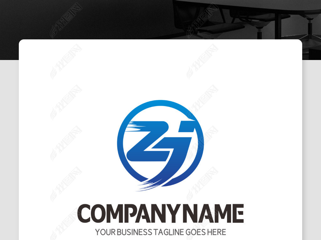 原创zjlogo标志设计zj型创意图案cdr版权可商用