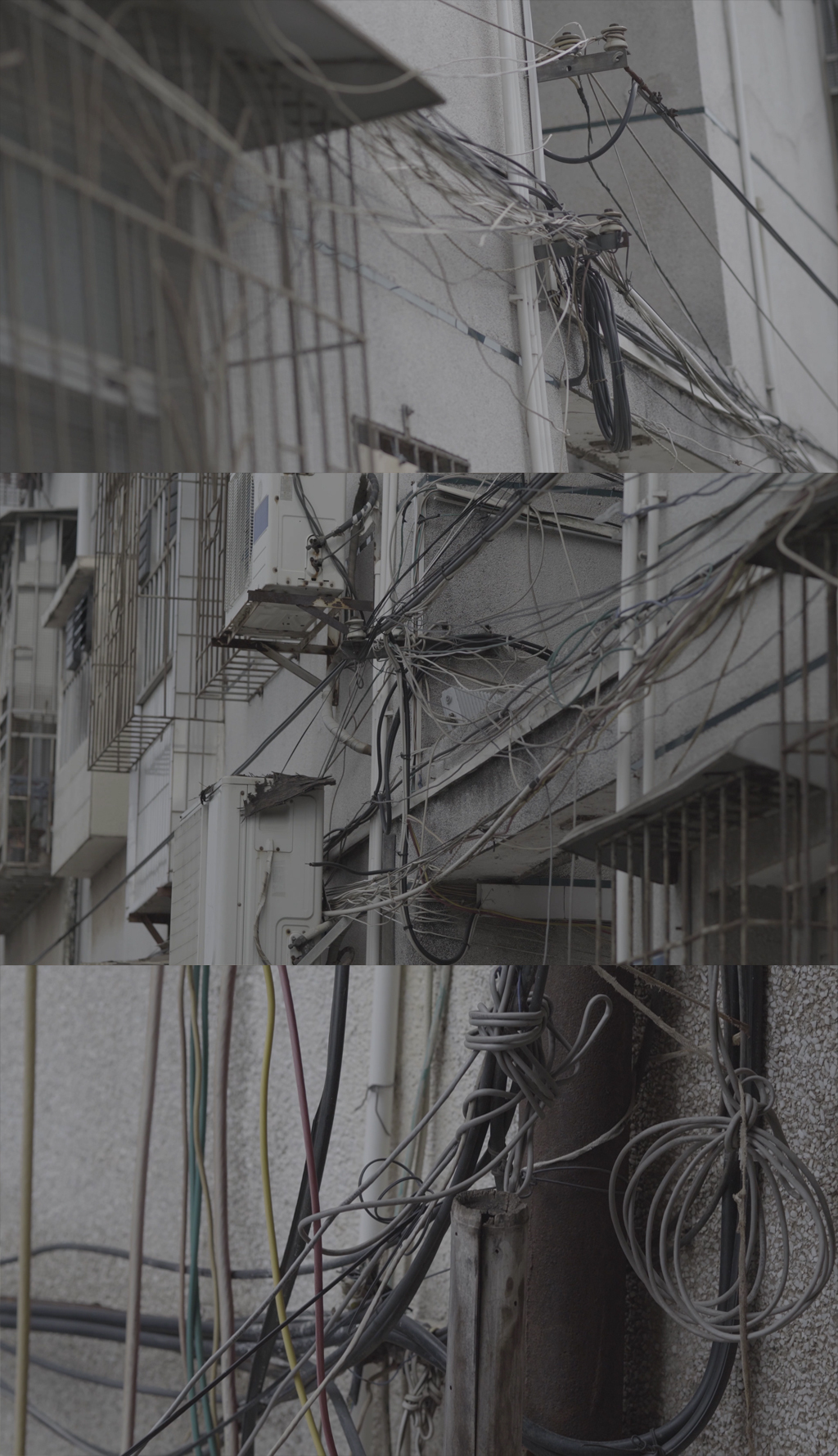 老城区脏乱差电线乱七八糟slog