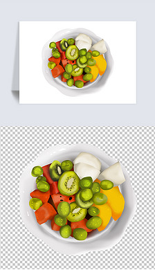 水果盘卡通手绘免抠元素ps元素png