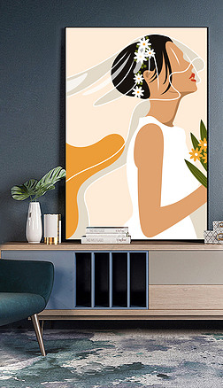 装饰抽象画人物专题模板-装饰抽象画人物图片素材下载-我图网