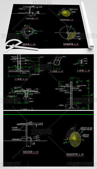 小区圆形景观节点专题模板-小区圆形景观节点图片素材下载-我图网