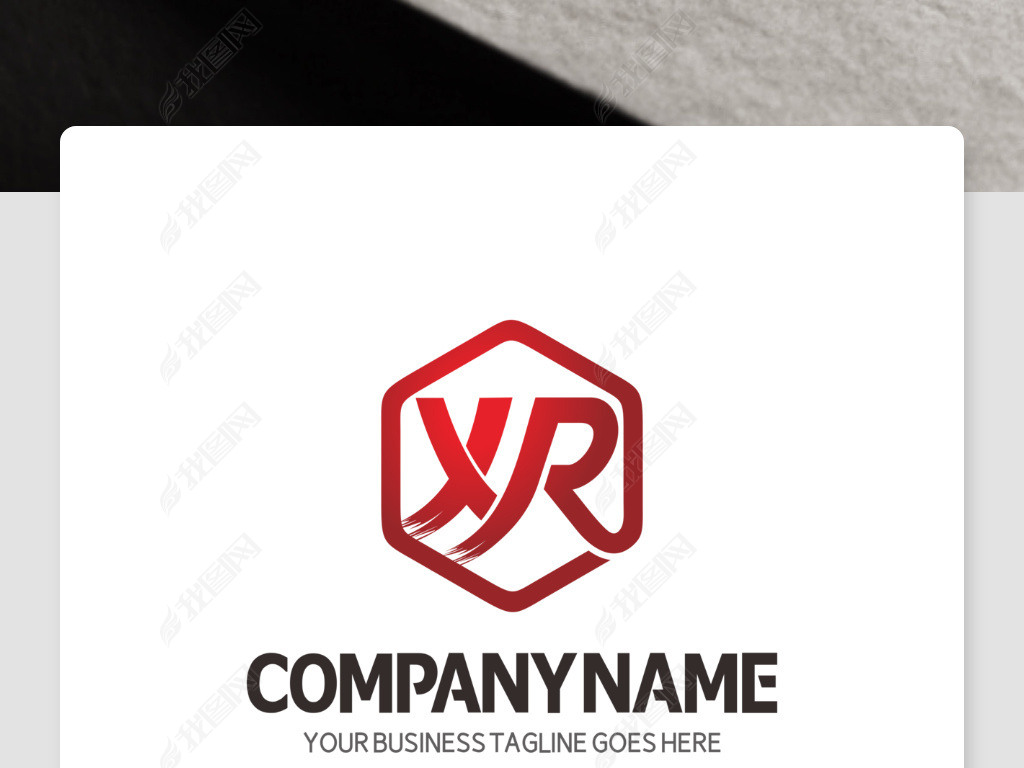 原创xr的logo设计赏析字母xr标志矢量版权可商用