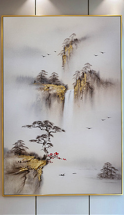 水墨画风景玄关