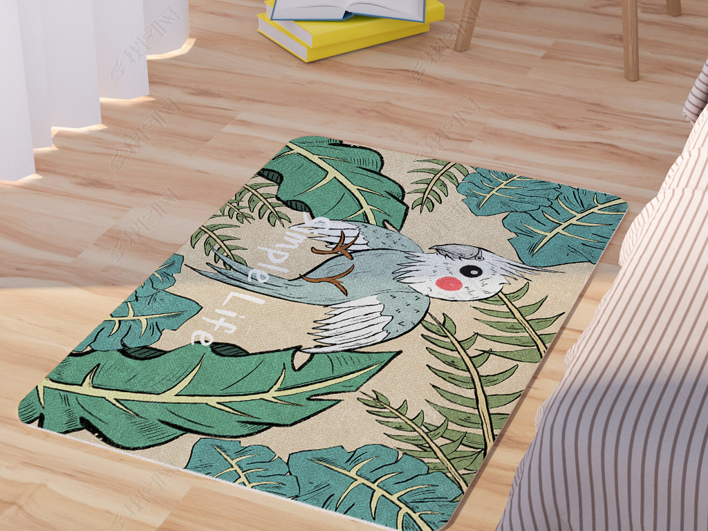 室内设计手绘地毯图片