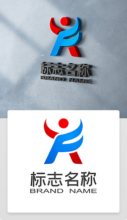 机械牛logo|fa牛工程机械五金建材机电logo标志