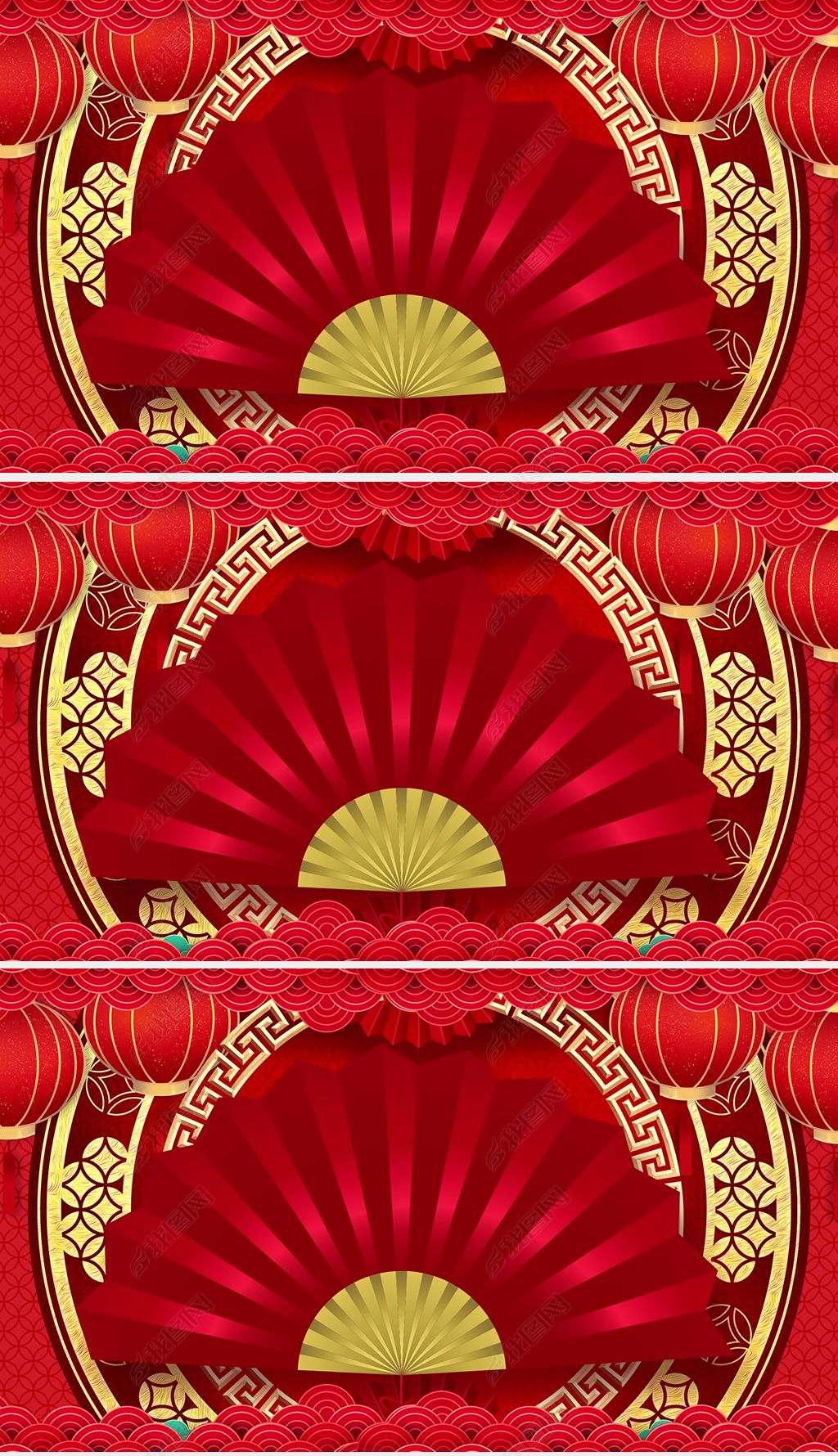 中国风喜庆戏曲舞台相声背景视频