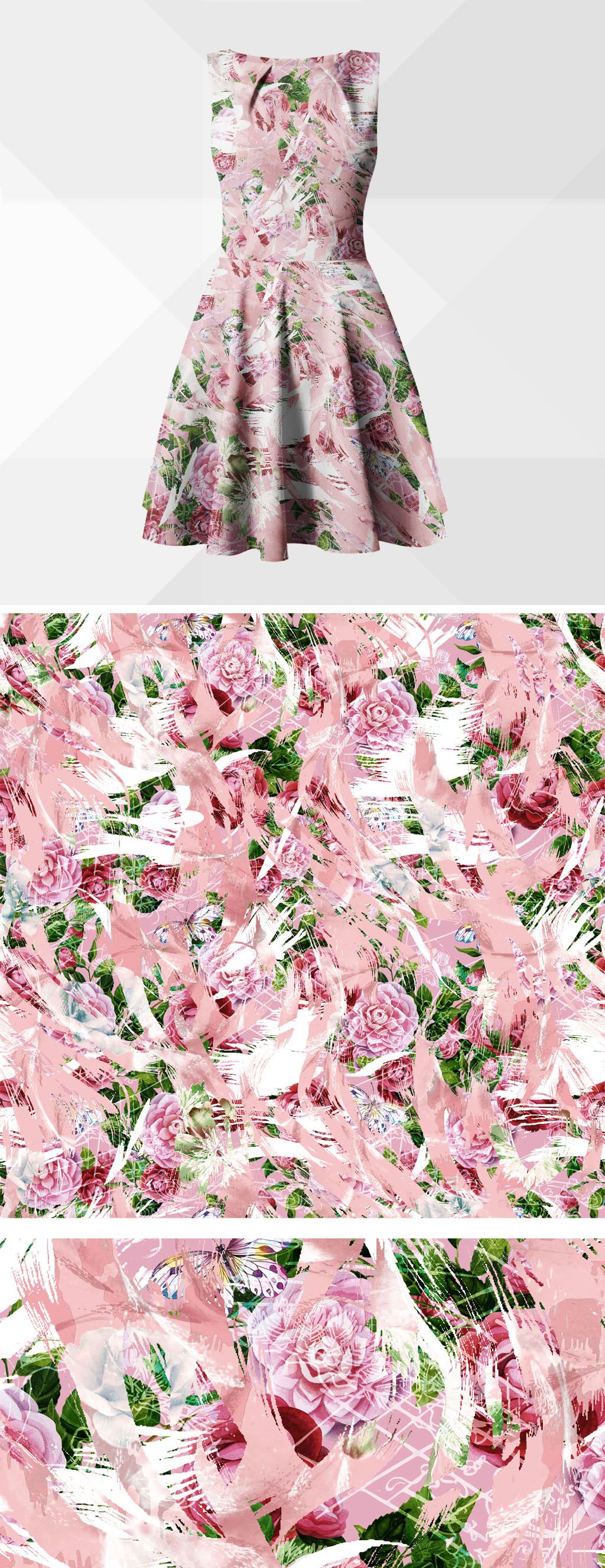 植物花卉花纹服装面料印花图案