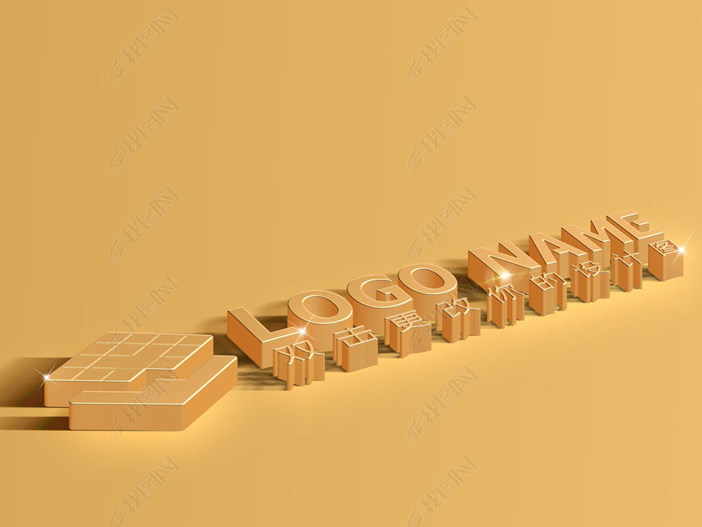 ɫ3Dlogoͼģ