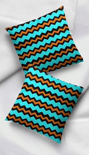 现代简约北欧ins创意波浪线条沙发抱枕