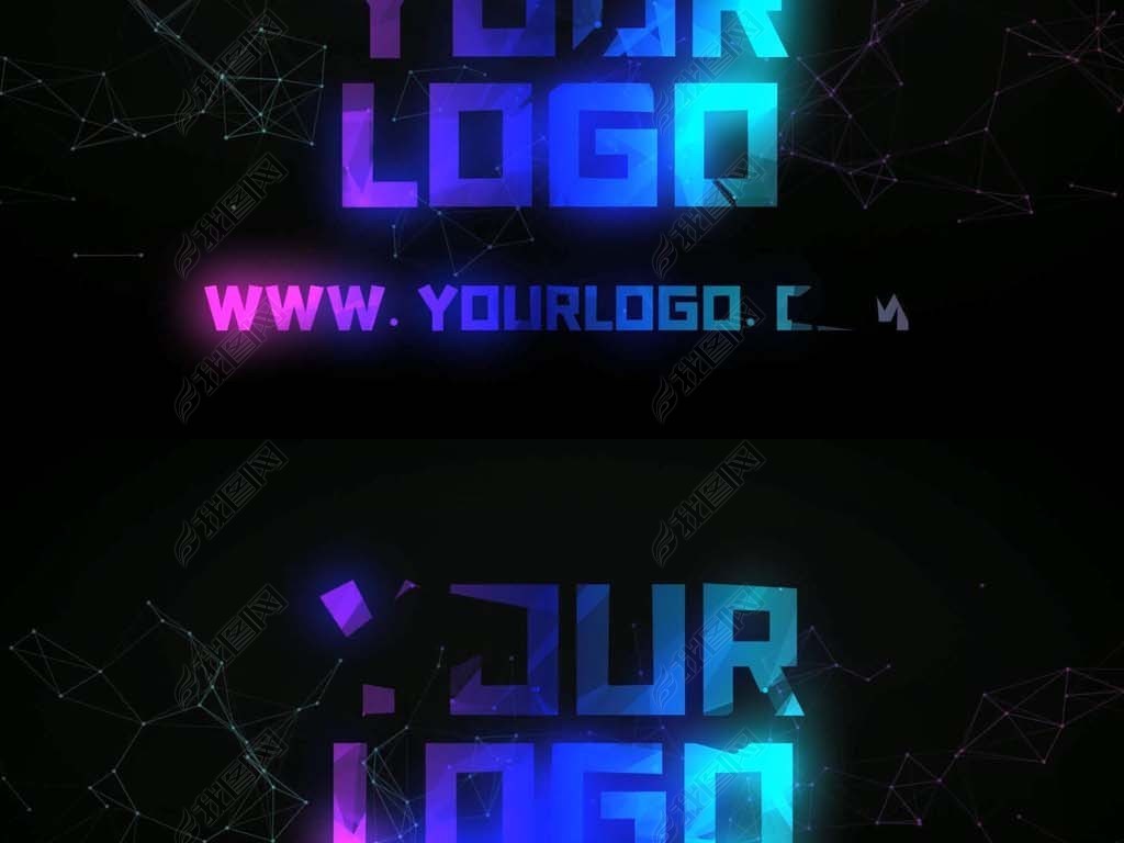 ͷɫǿLOGO־ƬͷAEģ