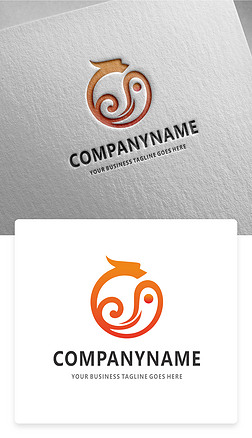 太极龙logo标志简约大气国际化时尚