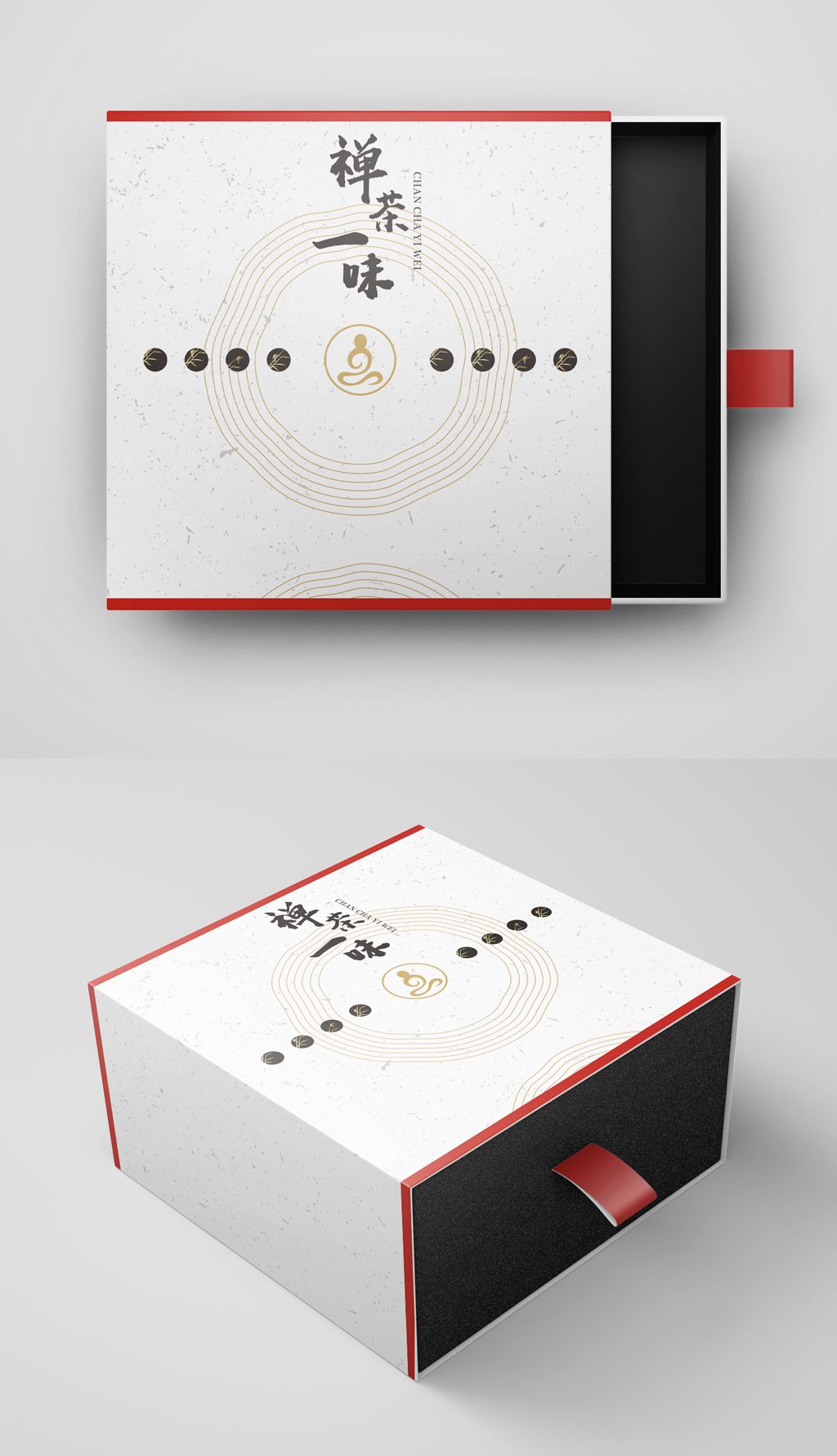 禅茶一味高档国潮大气中国风茶叶礼盒包装