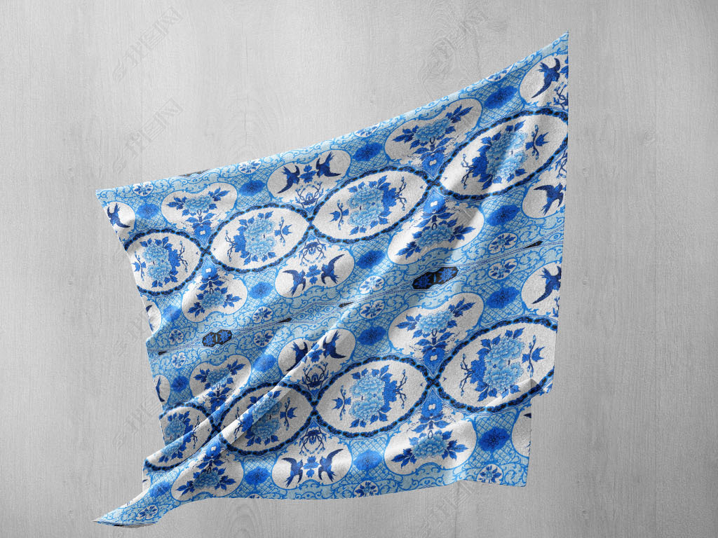 几何图形花纹家居方巾毛巾布料印花图案