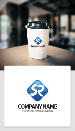 字母sr的logo设计赏析标志元素模板