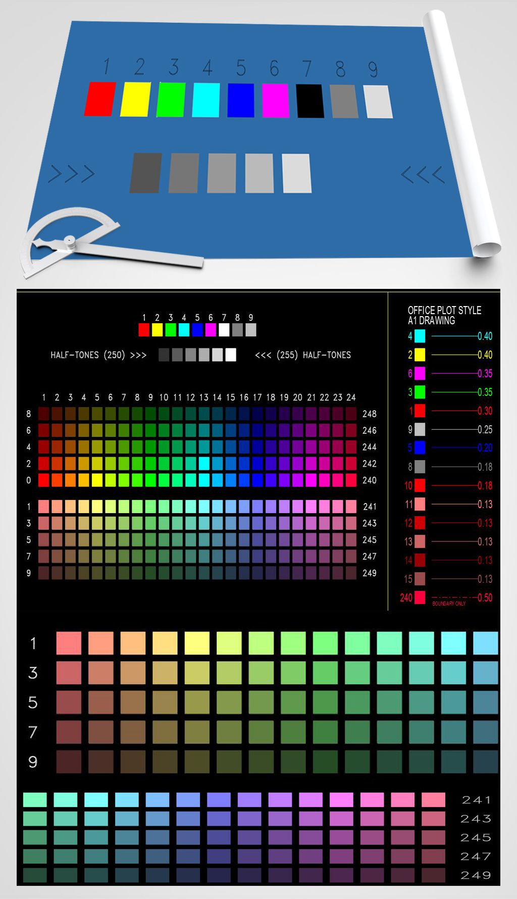 原創色譜cad圖紙版權可商用