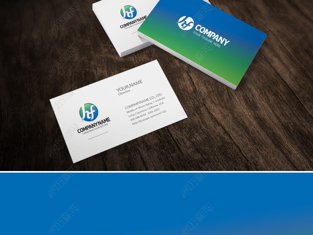 hf标志设计英文LOGO字母hf元素模板