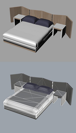 床3d模型下载排行榜