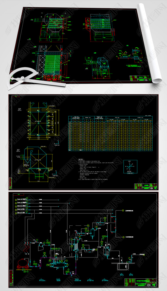 ĳ糧2X1000MW¯SCRװȫCADͼֽ