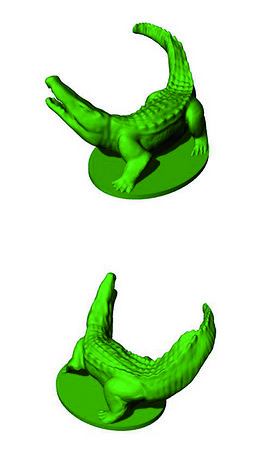 3d打印件之鳄鱼模型