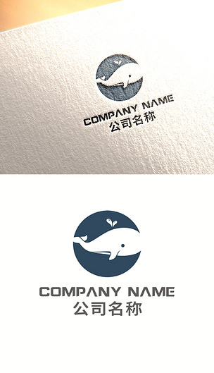 鲸鱼图案商标