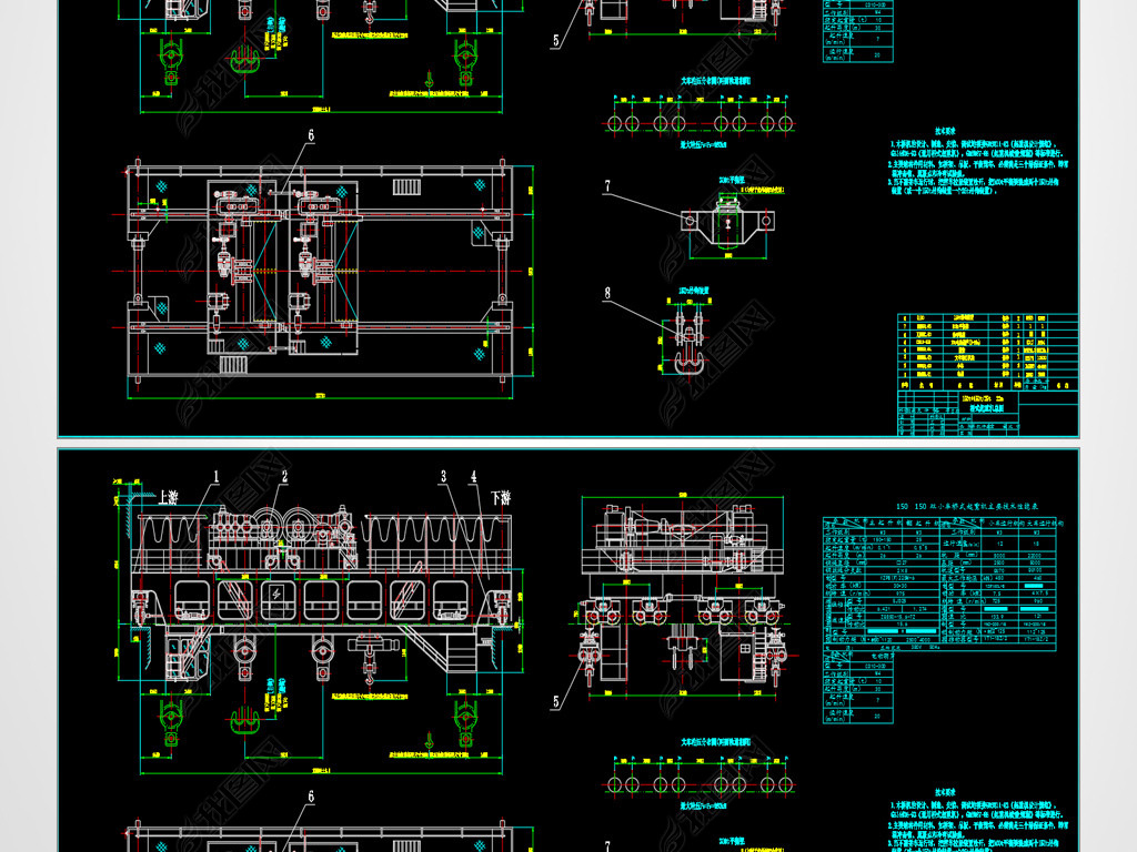 150t+150t_25tվʽػCADװͼ
